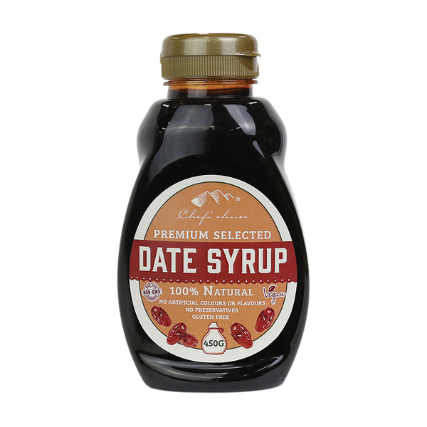 Premium date syrup natural sweetener