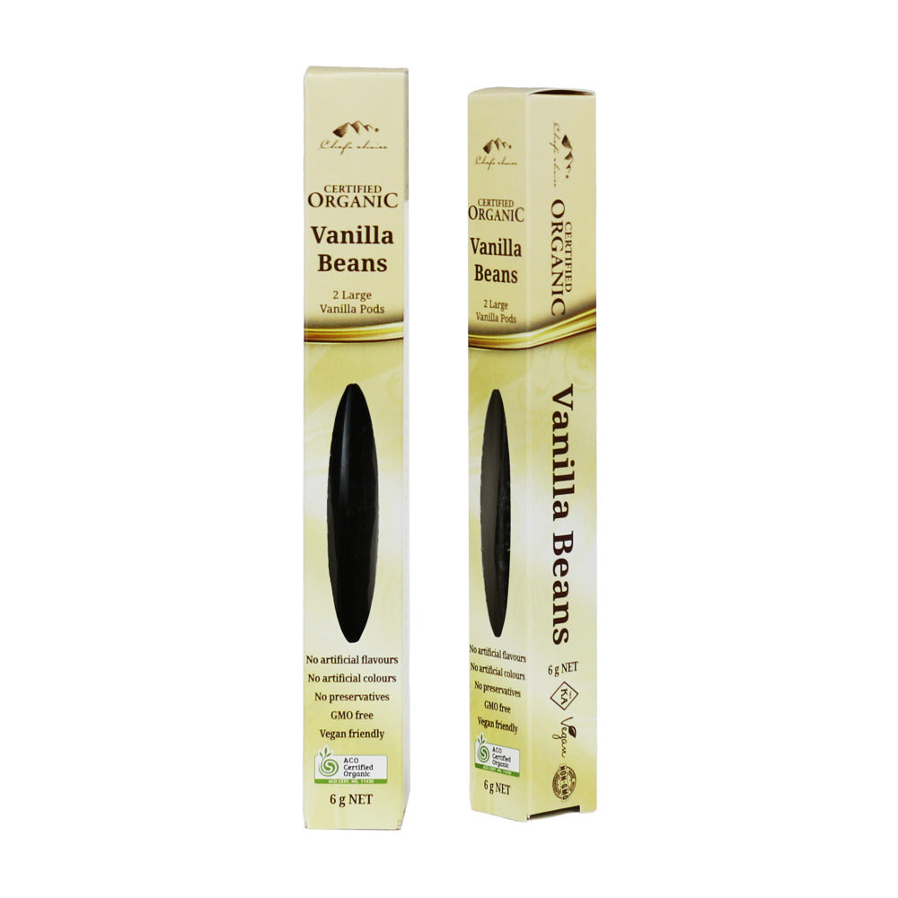 Large vanilla beans in test tube premium quality