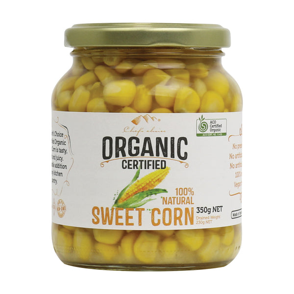 Organic sweet corn fermented vegetables