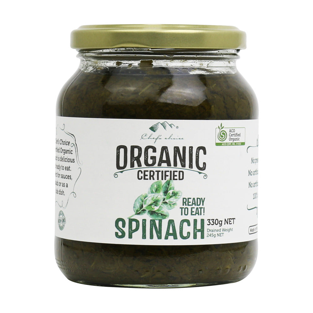 Organic spinach fermented vegetables