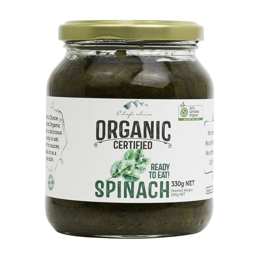 Organic spinach fermented vegetables