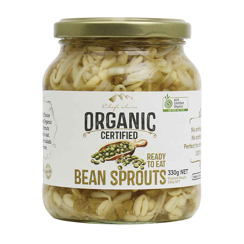 Organic bean sprouts fermented vegetables