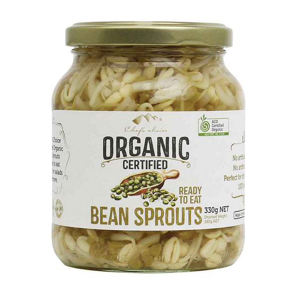 Organic bean sprouts fermented vegetables