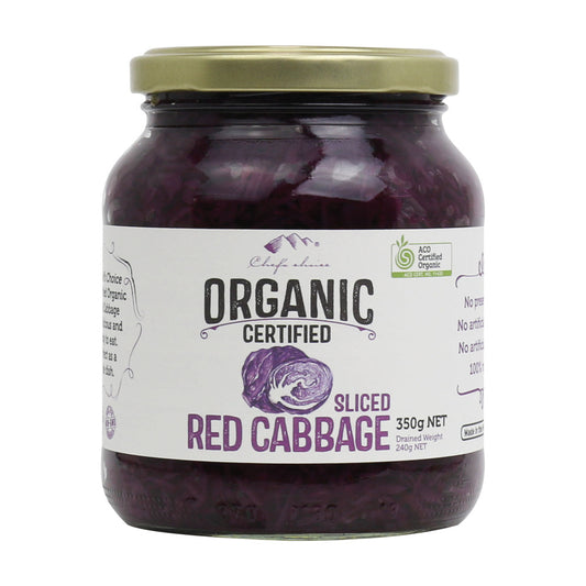 Organic red cabbage fermented vegetables