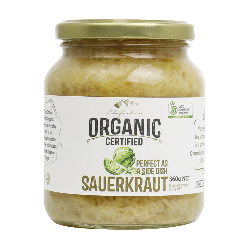 Organic sauerkraut fermented vegetables
