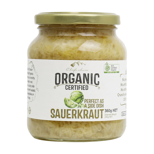 Organic sauerkraut fermented vegetables