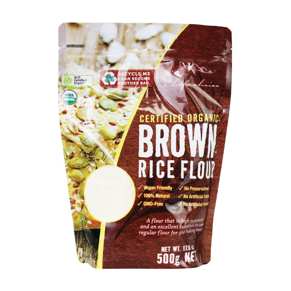 Organic brown rice flour